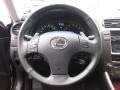 2007 Lexus IS Black Interior Steering Wheel Photo