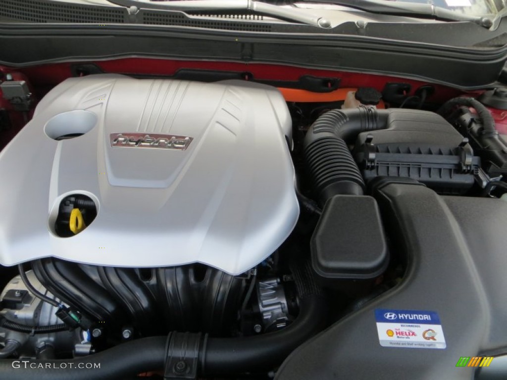 2013 Hyundai Sonata Hybrid Limited 2.4 Liter h DOHC 16-Valve D-CVVT 4 Cylinder Gasoline/Electric Hybrid Engine Photo #80823236