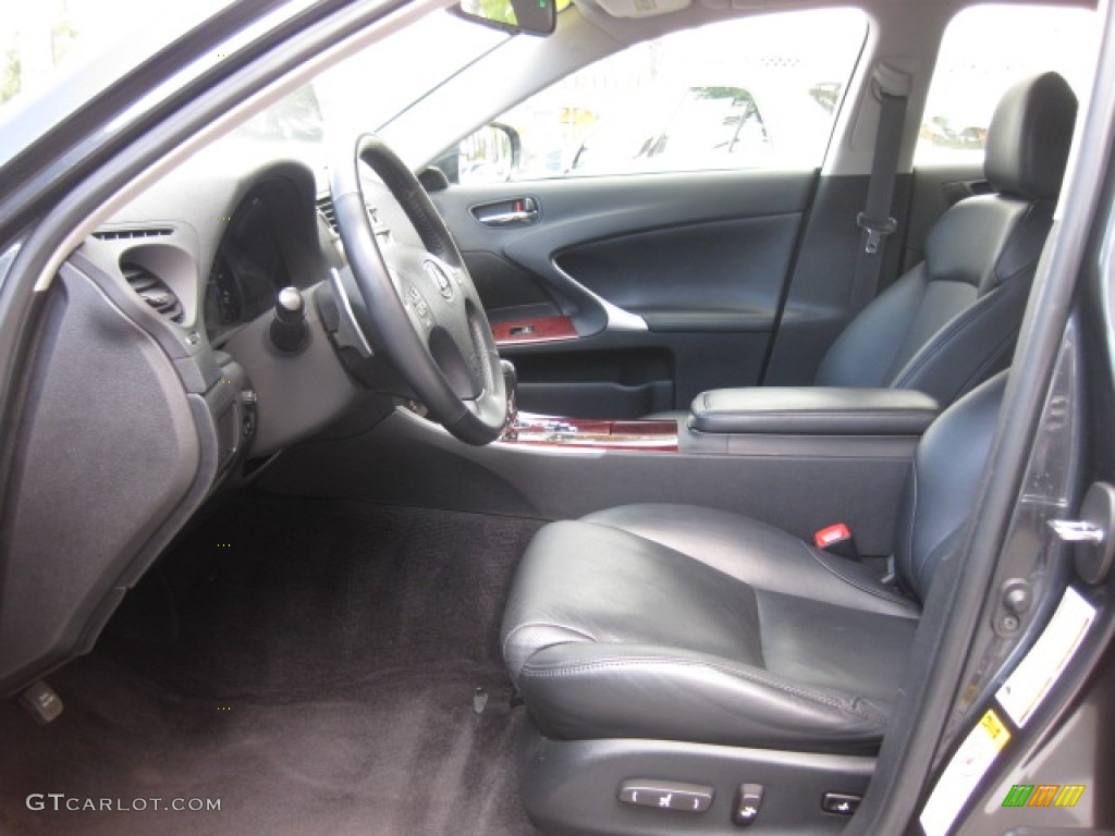 Black Interior 2007 Lexus IS 250 Photo #80823237