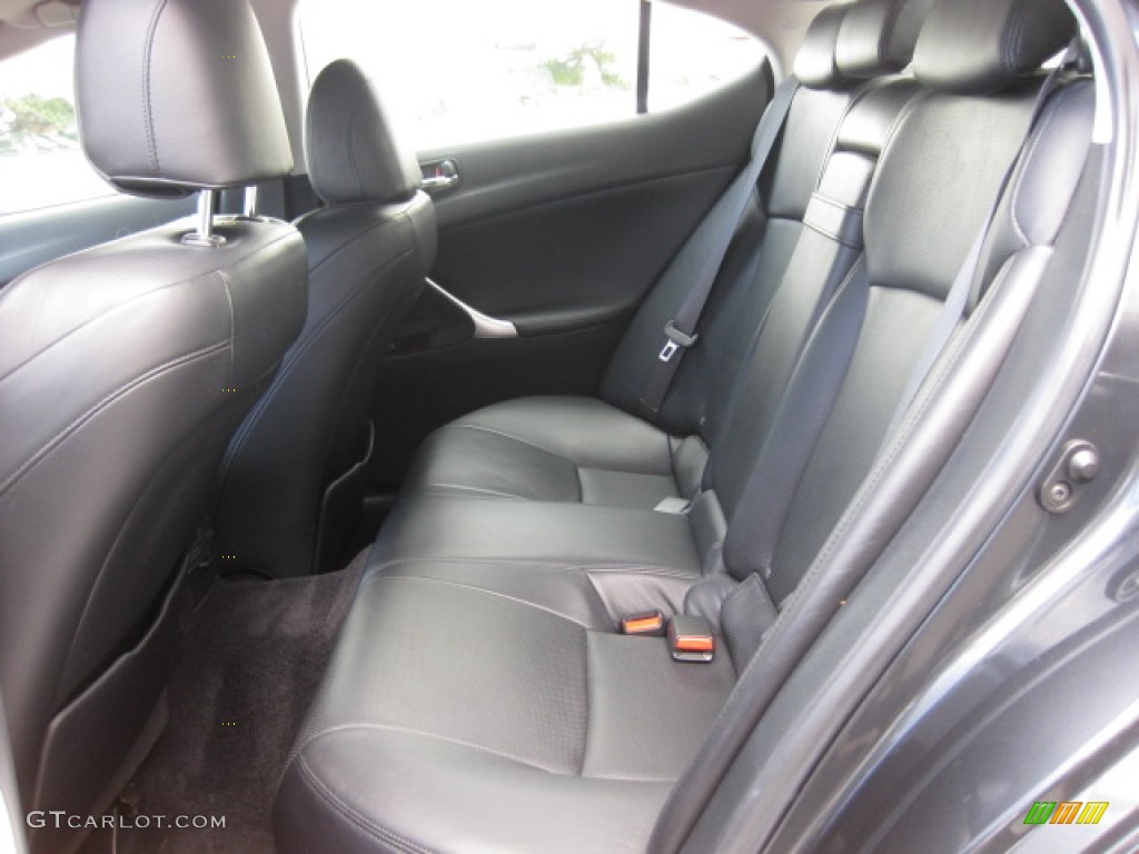 2007 Lexus IS 250 Rear Seat Photos