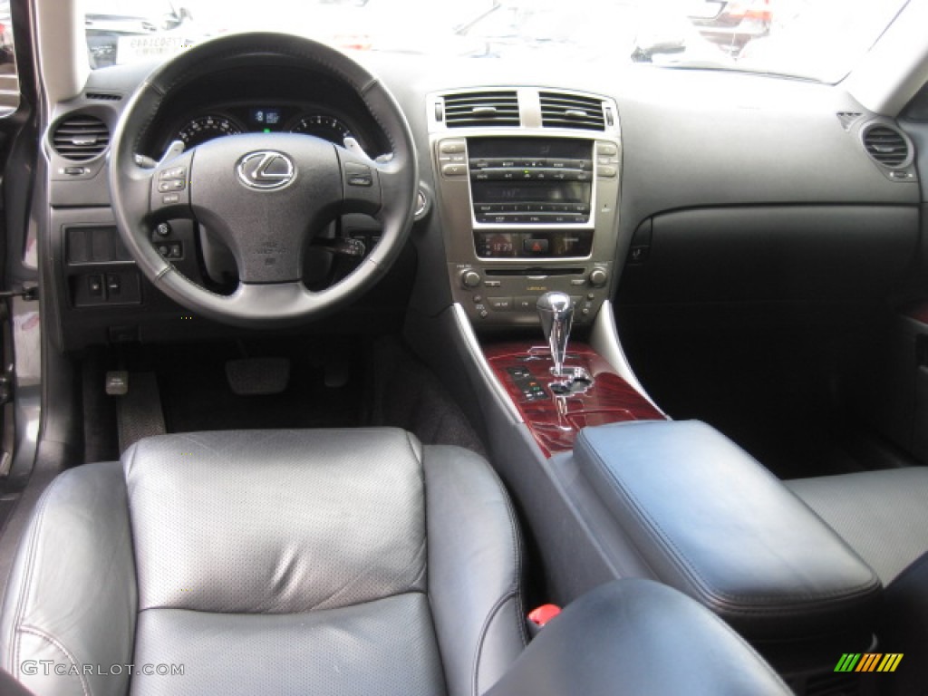 2007 Lexus IS 250 Black Dashboard Photo #80823293