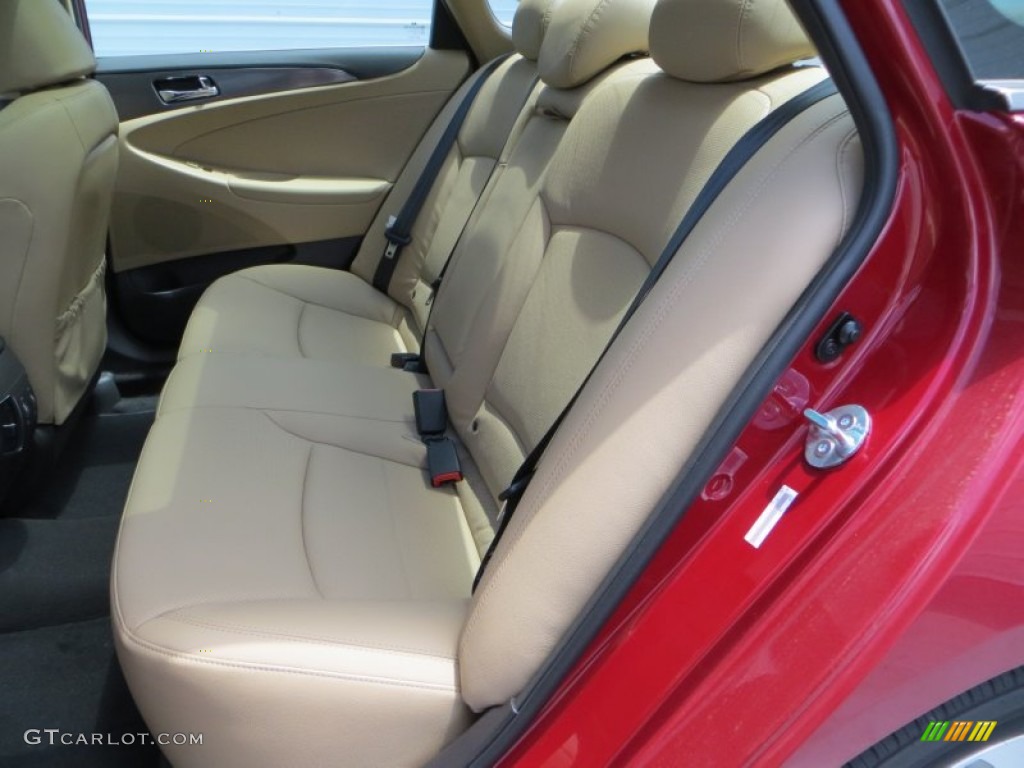 2013 Hyundai Sonata Hybrid Limited Rear Seat Photo #80823294