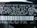  2013 GS 350 AWD Obsidian Black Color Code 212