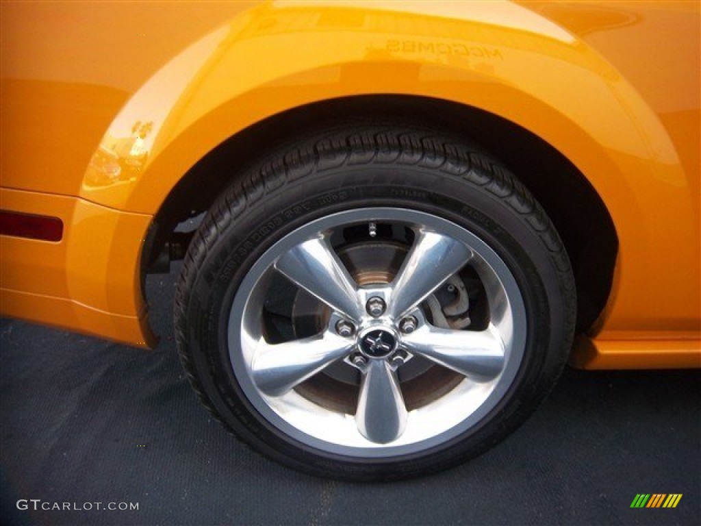 2008 Mustang GT/CS California Special Coupe - Grabber Orange / Dark Charcoal/Medium Parchment photo #6