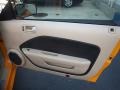 2008 Ford Mustang Dark Charcoal/Medium Parchment Interior Door Panel Photo