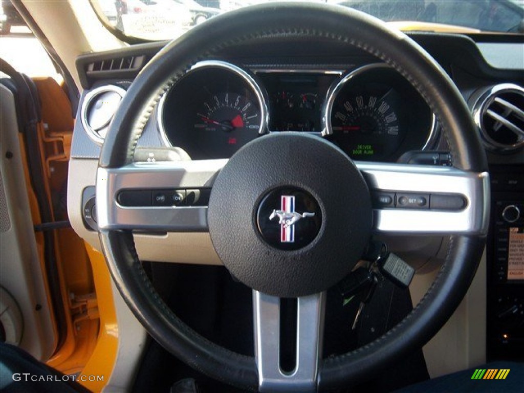 2008 Mustang GT/CS California Special Coupe - Grabber Orange / Dark Charcoal/Medium Parchment photo #21