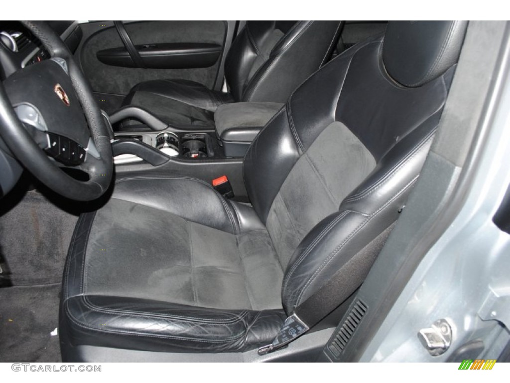 Black w/ Alcantara Seat Inlay Interior 2008 Porsche Cayenne GTS Photo #80824912