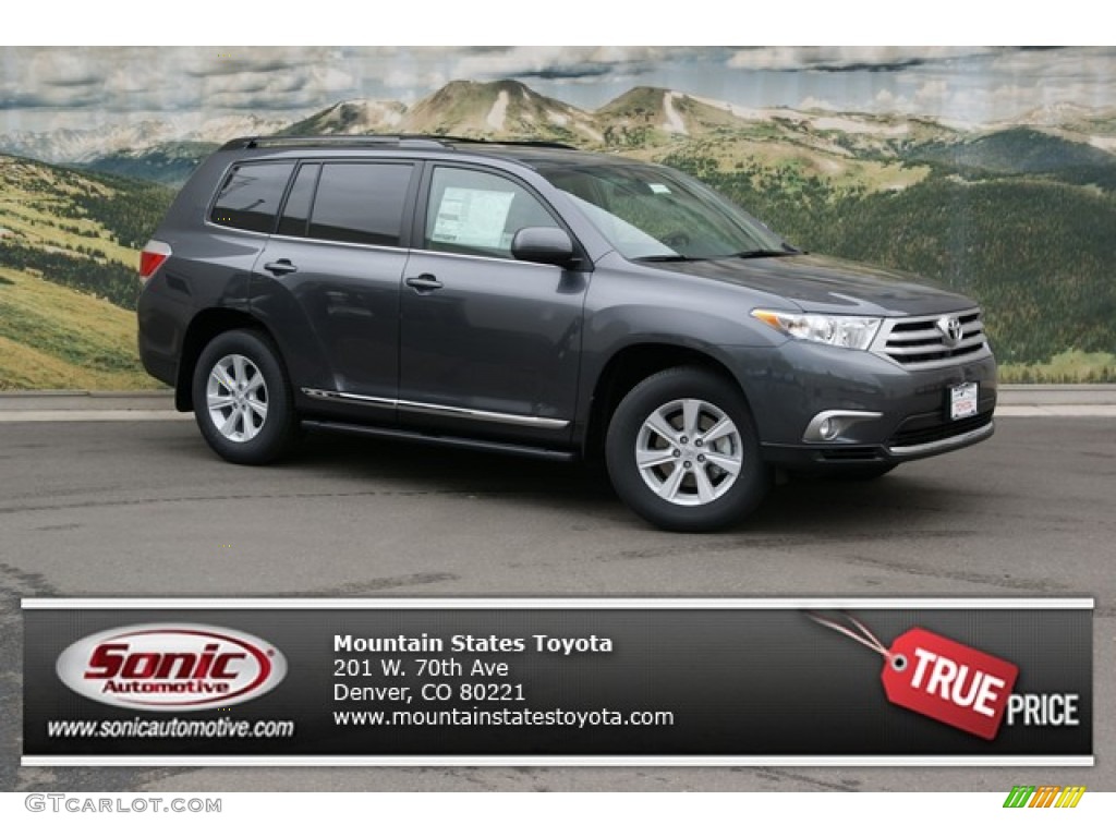 2013 Highlander V6 4WD - Magnetic Gray Metallic / Ash photo #1