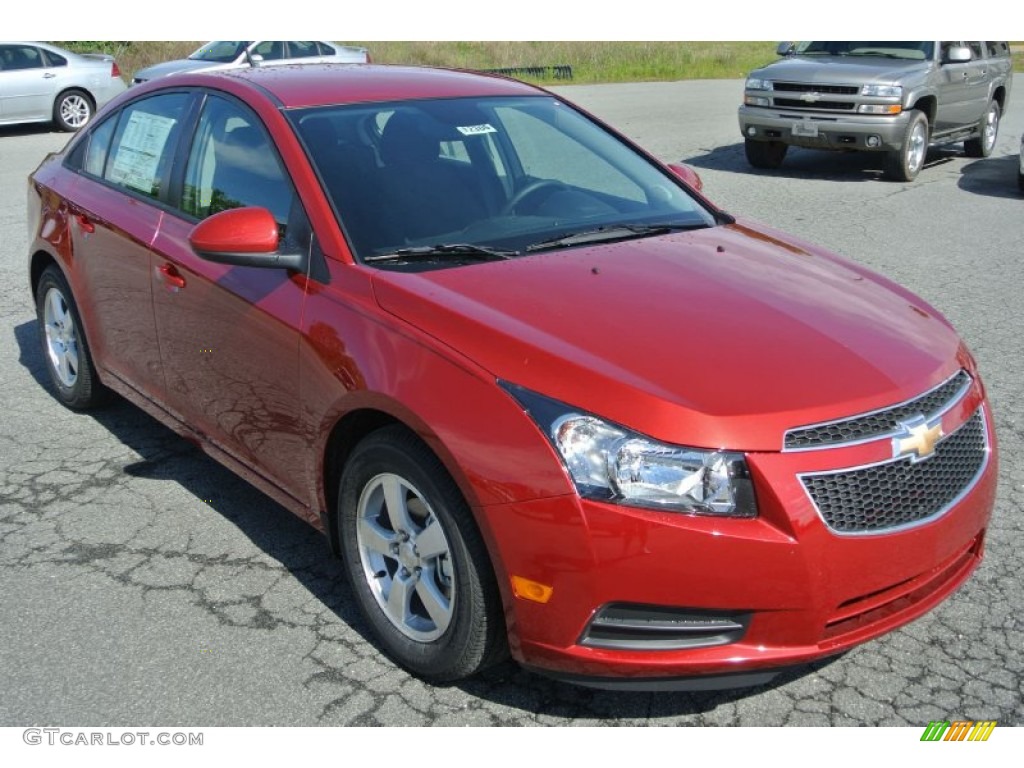 2013 Cruze LT - Crystal Red Metallic Tintcoat / Jet Black photo #1