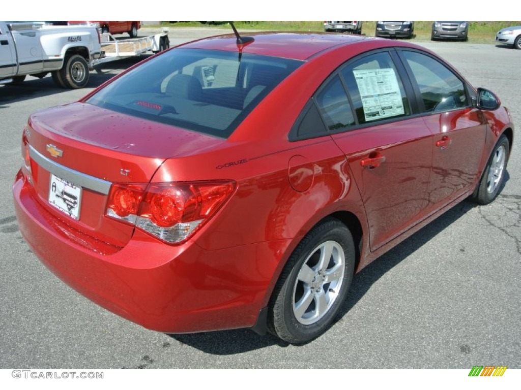 2013 Cruze LT - Crystal Red Metallic Tintcoat / Jet Black photo #5