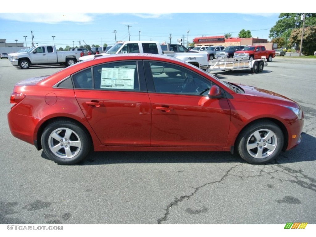 2013 Cruze LT - Crystal Red Metallic Tintcoat / Jet Black photo #6