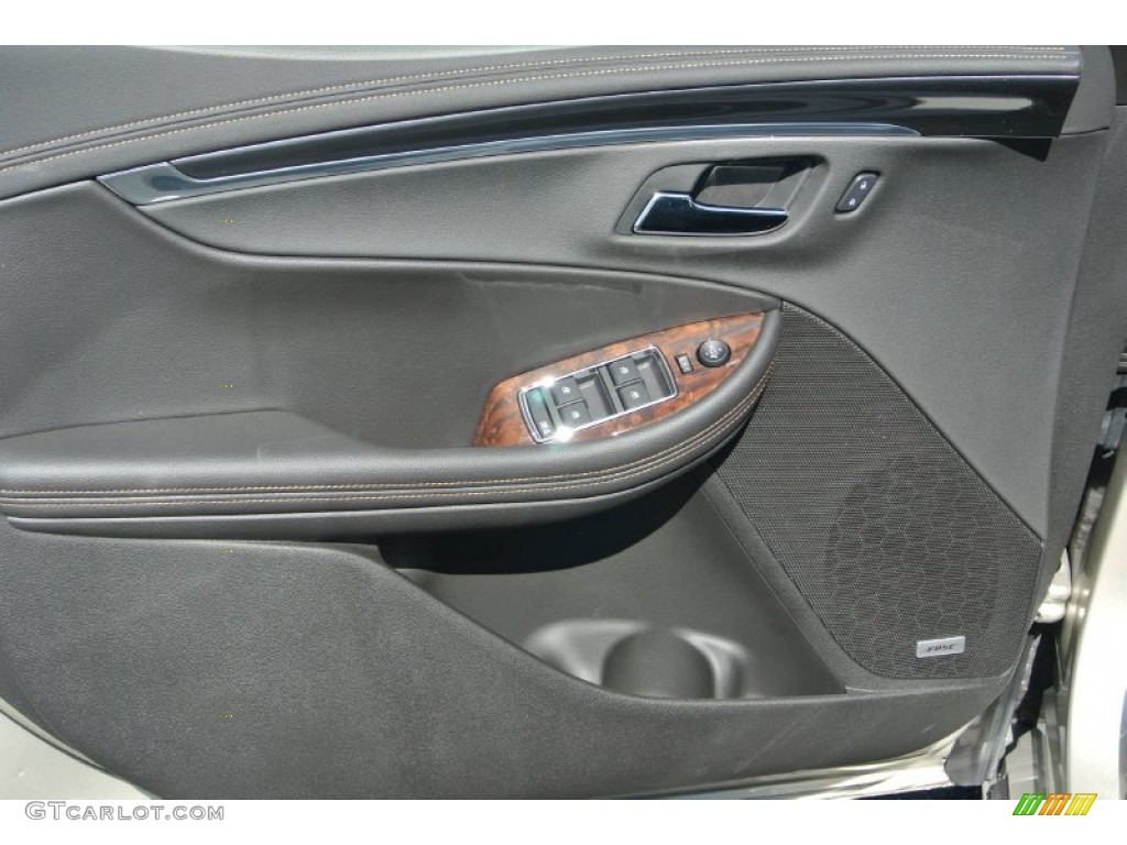 2014 Chevrolet Impala LT Jet Black Door Panel Photo #80828243
