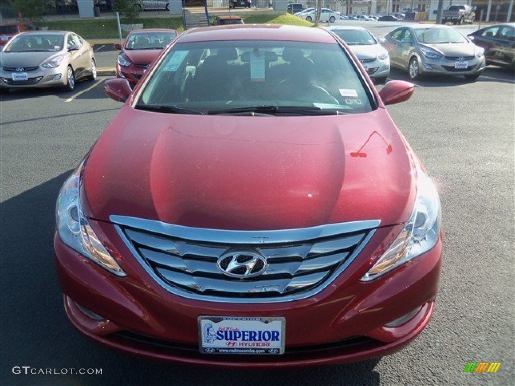 2013 Sonata SE - Sparkling Ruby / Black photo #1