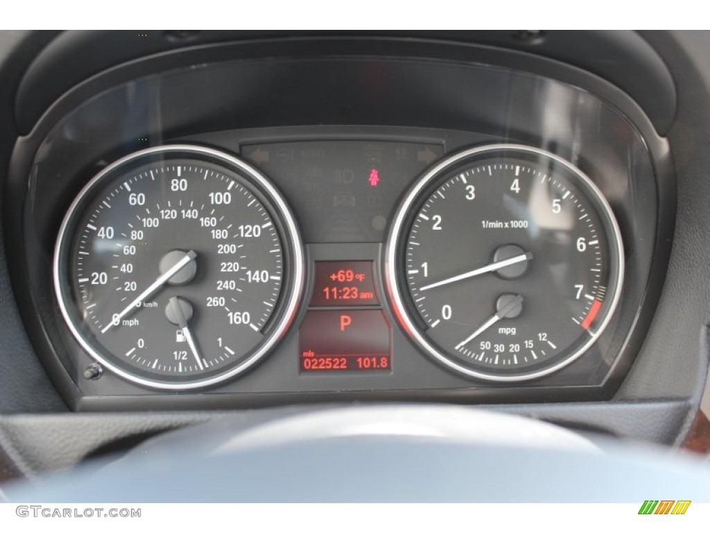 2011 BMW 3 Series 328i Sedan Gauges Photo #80830078