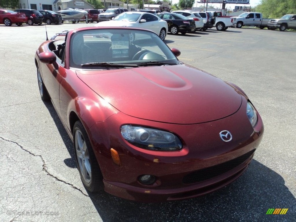 2006 MX-5 Miata Touring Roadster - Copper Red Mica / Black photo #17