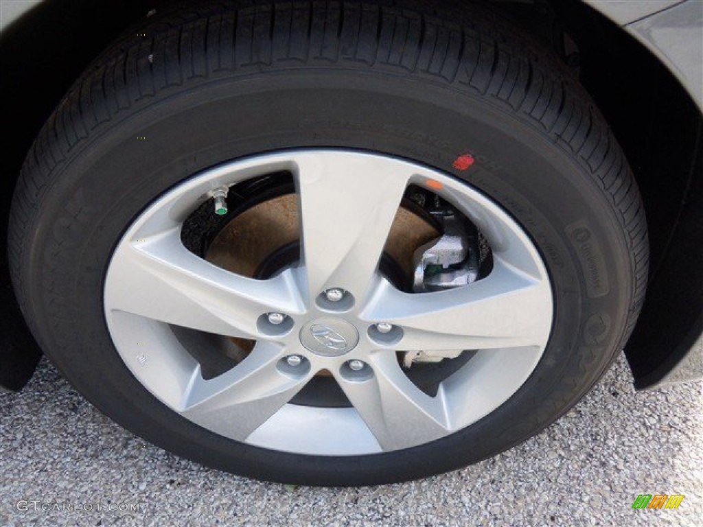 2013 Elantra GLS - Harbor Gray Metallic / Gray photo #3