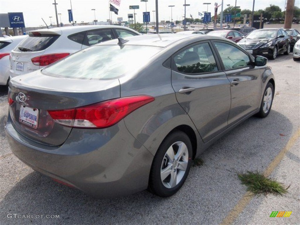 2013 Elantra GLS - Harbor Gray Metallic / Gray photo #5