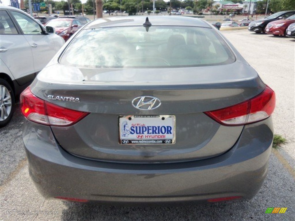2013 Elantra GLS - Harbor Gray Metallic / Gray photo #6