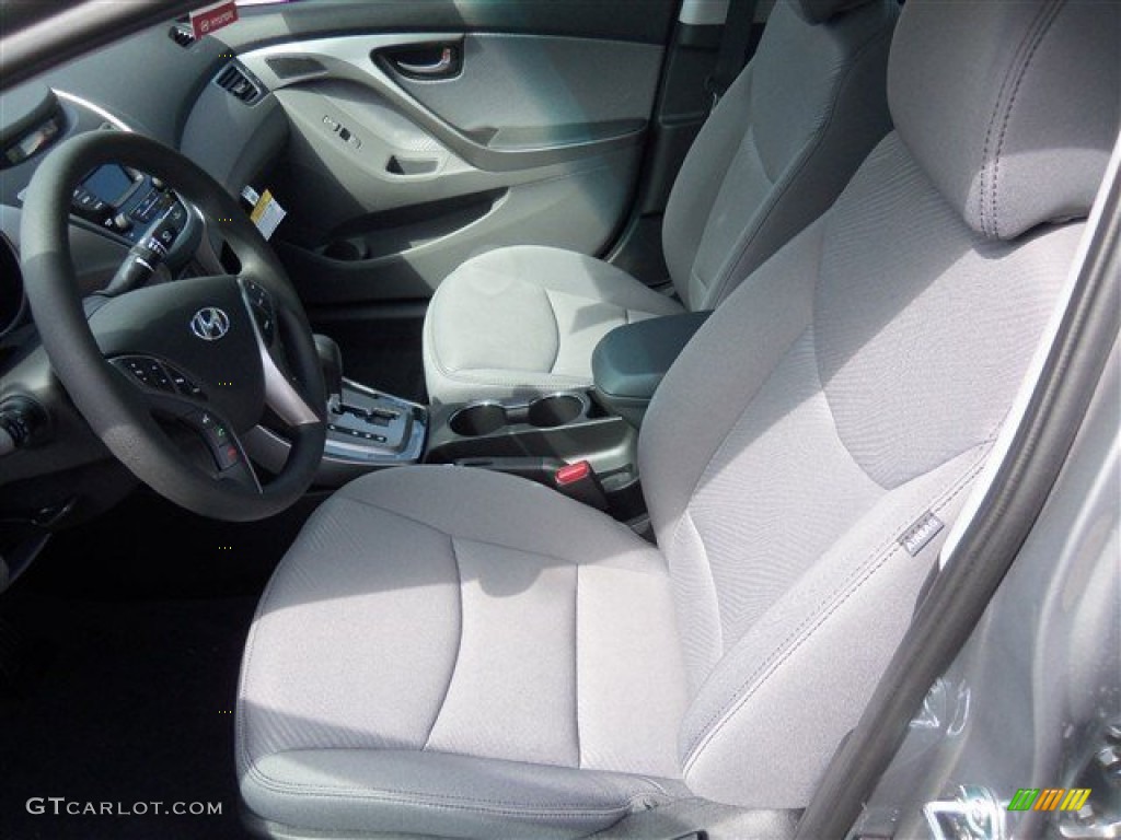 2013 Elantra GLS - Harbor Gray Metallic / Gray photo #9