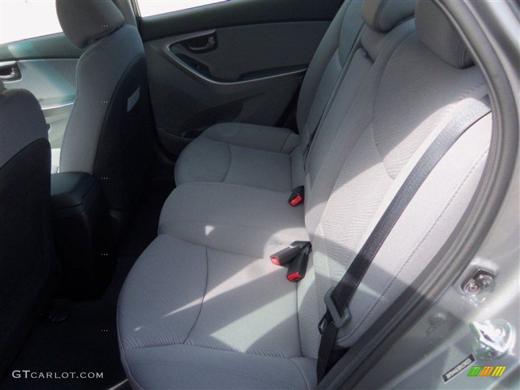 2013 Elantra GLS - Harbor Gray Metallic / Gray photo #10