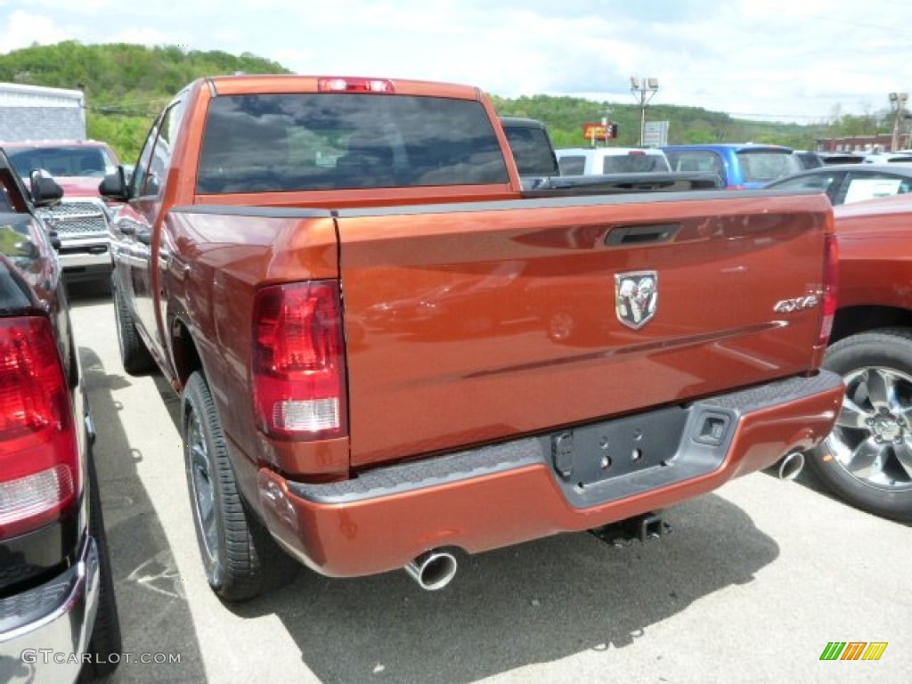 2013 1500 Express Crew Cab 4x4 - Copperhead Pearl / Black/Diesel Gray photo #2