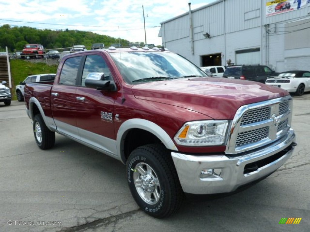 Deep Cherry Red Pearl 2013 Ram 2500 Laramie Crew Cab 4x4 Exterior Photo #80832364