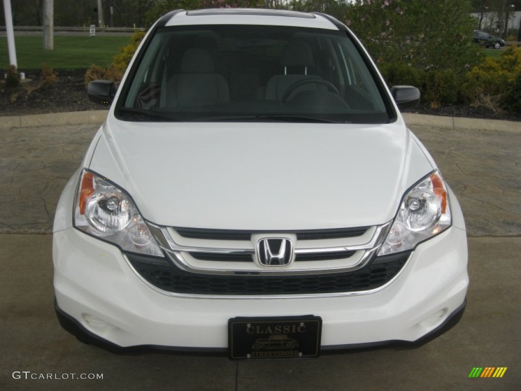 2011 CR-V EX 4WD - Taffeta White / Gray photo #2