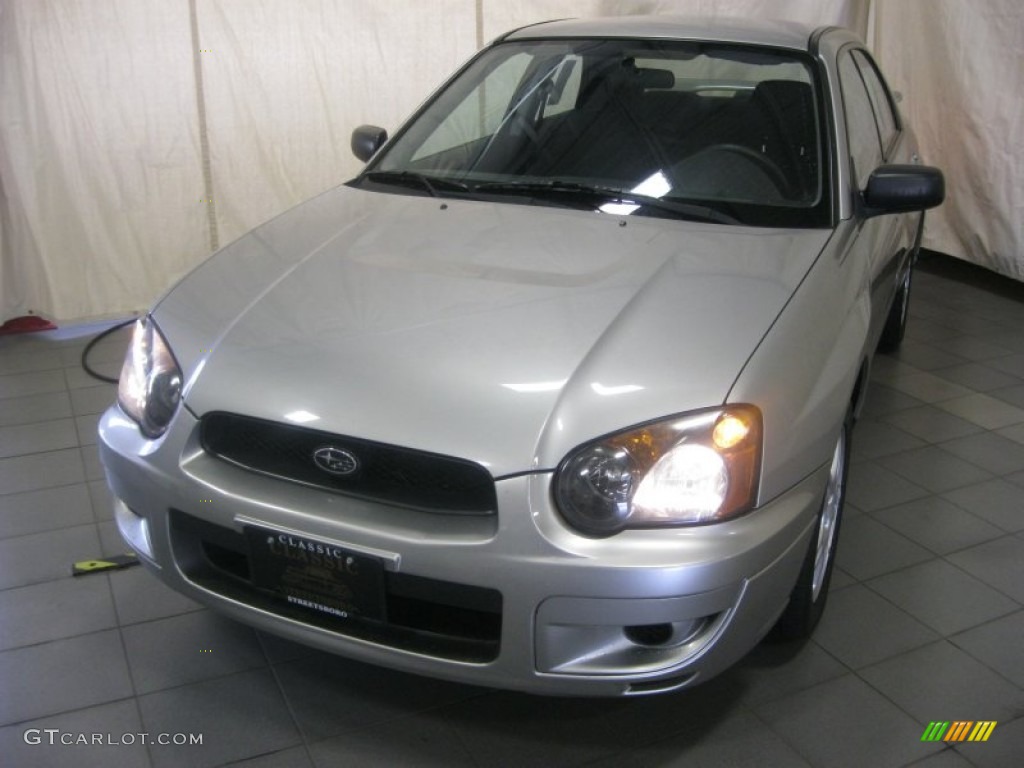 Platinum Silver Metallic Subaru Impreza