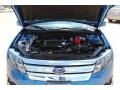 2012 Blue Flame Metallic Ford Fusion SEL  photo #10