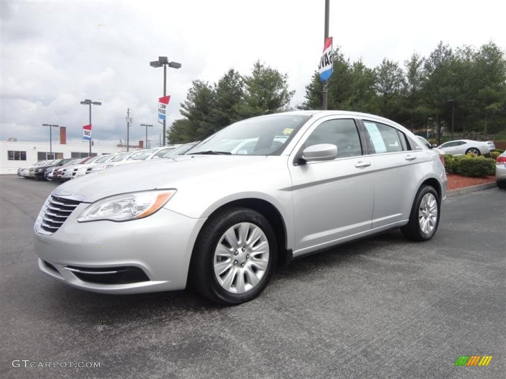 Bright Silver Metallic 2012 Chrysler 200 LX Sedan Exterior Photo #80833261