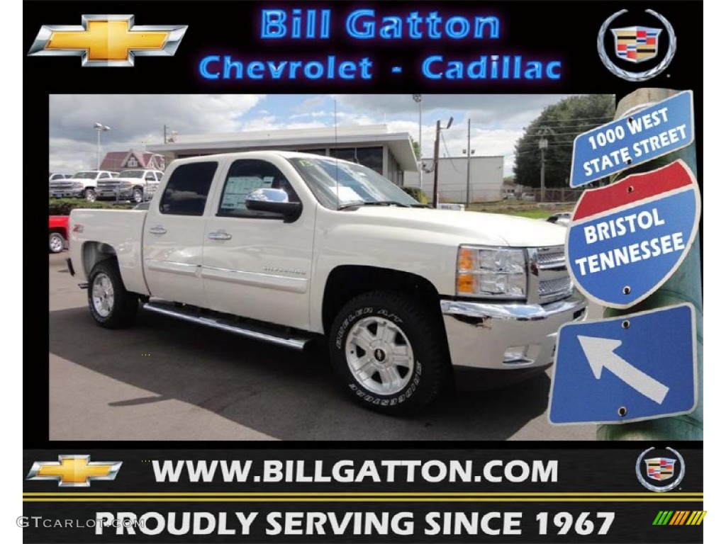 White Diamond Tricoat Chevrolet Silverado 1500