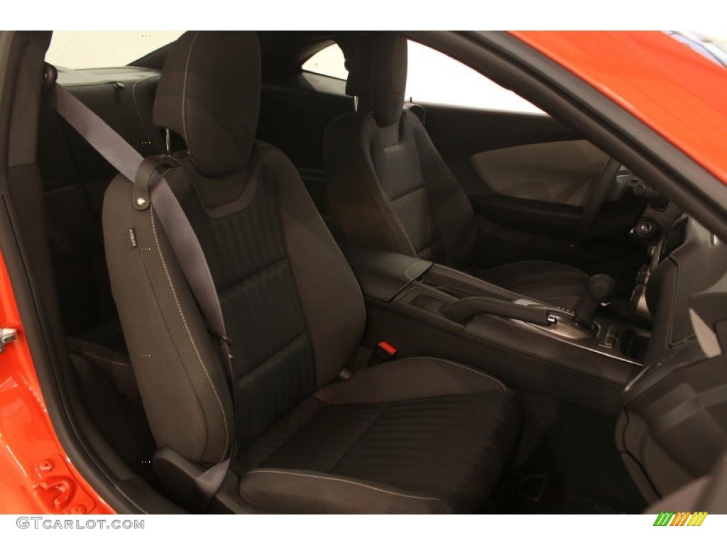 2012 Camaro LS Coupe - Inferno Orange Metallic / Black photo #16