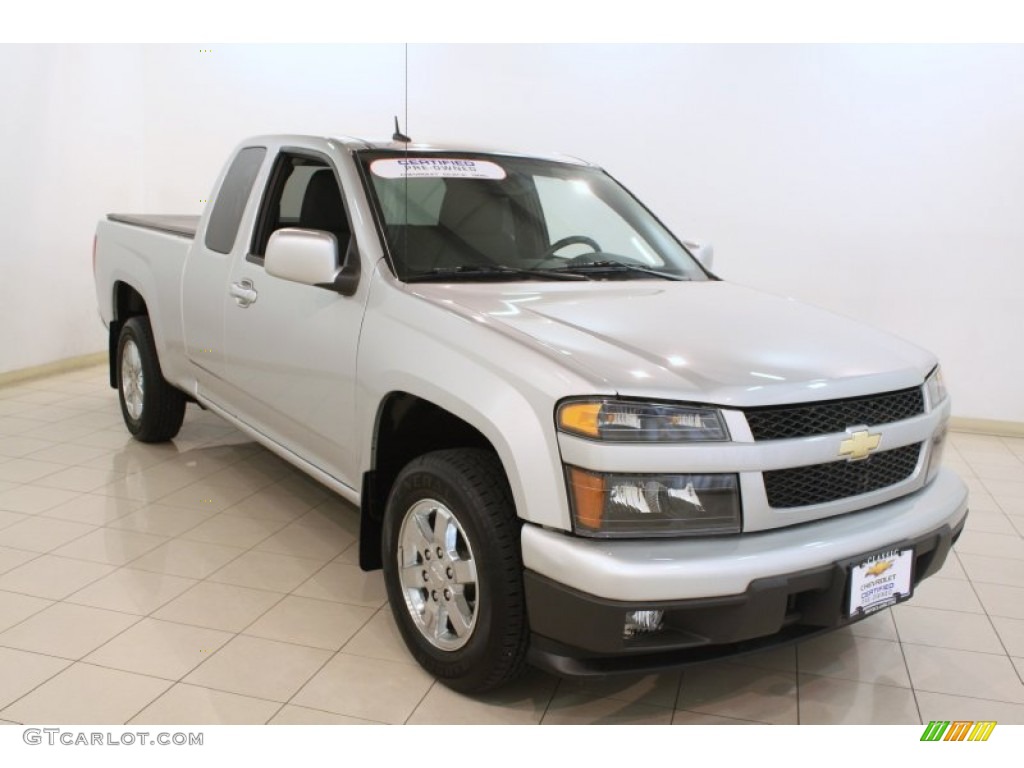 2012 Colorado LT Extended Cab - Sheer Silver Metallic / Ebony photo #1