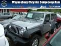 2013 Billet Silver Metallic Jeep Wrangler Unlimited Sport S 4x4  photo #1