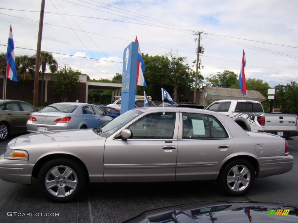 2011 Crown Victoria LX - Silver Birch Metallic / Light Camel photo #5