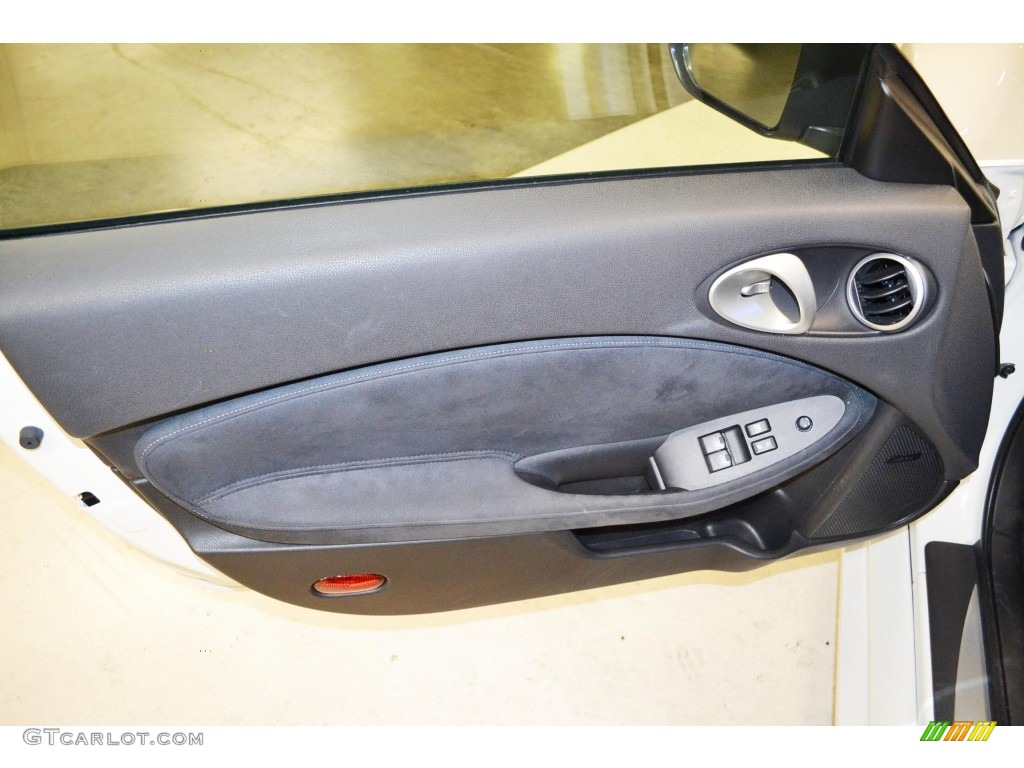 2012 Nissan 370Z Touring Coupe Black Door Panel Photo #80837101