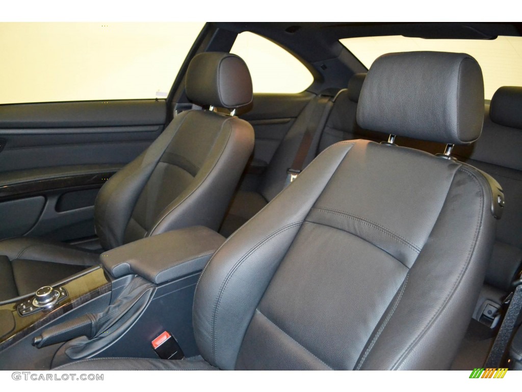 2011 3 Series 335i Coupe - Space Gray Metallic / Black photo #11
