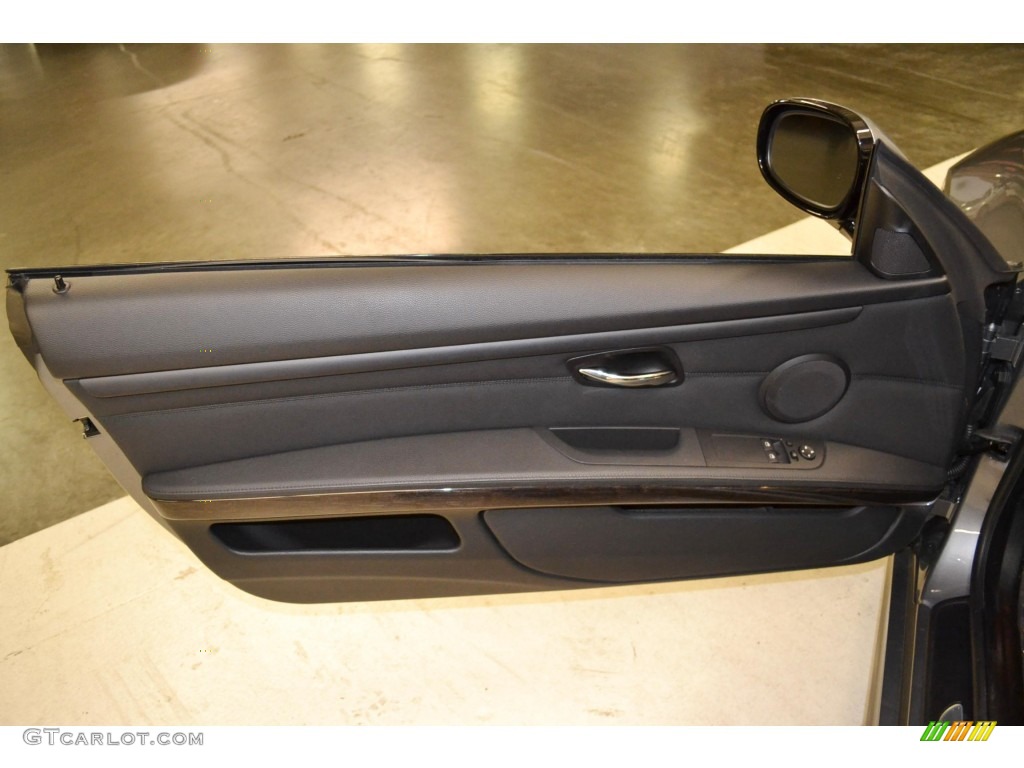 2011 3 Series 335i Coupe - Space Gray Metallic / Black photo #13