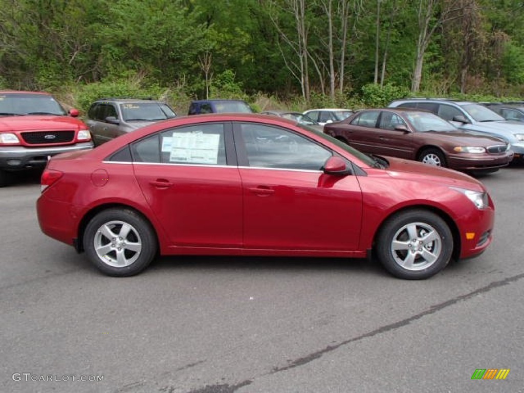 2013 Cruze LT - Crystal Red Metallic Tintcoat / Jet Black photo #1