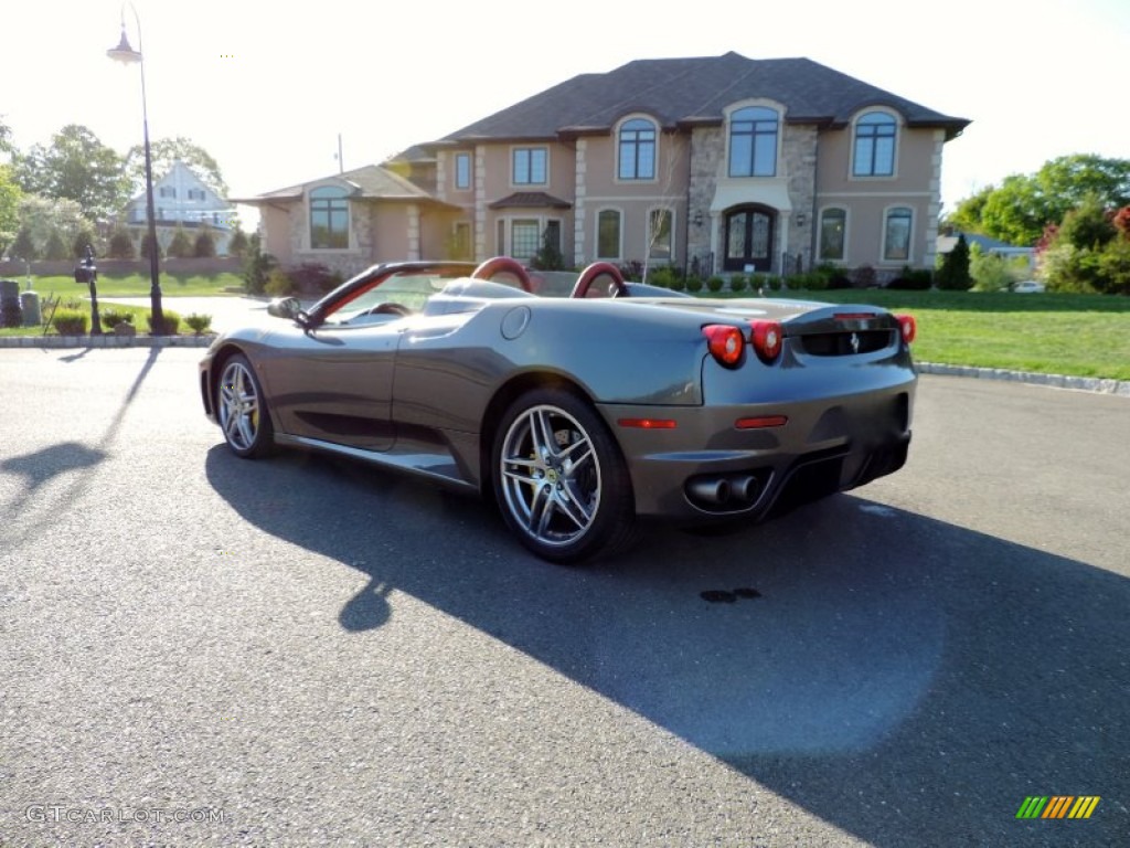2006 F430 Spider F1 - Grigio Ingrid (Grey) / Rosso (Red) photo #3