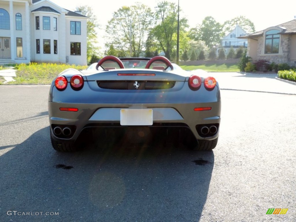 2006 F430 Spider F1 - Grigio Ingrid (Grey) / Rosso (Red) photo #4