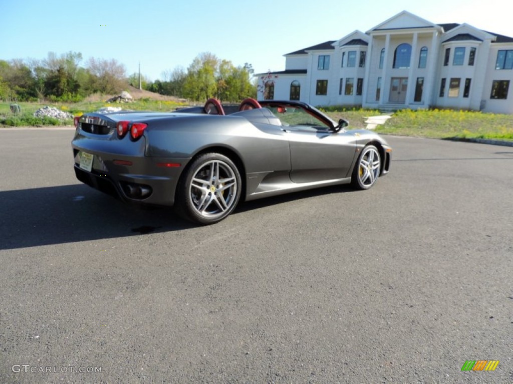 2006 F430 Spider F1 - Grigio Ingrid (Grey) / Rosso (Red) photo #5