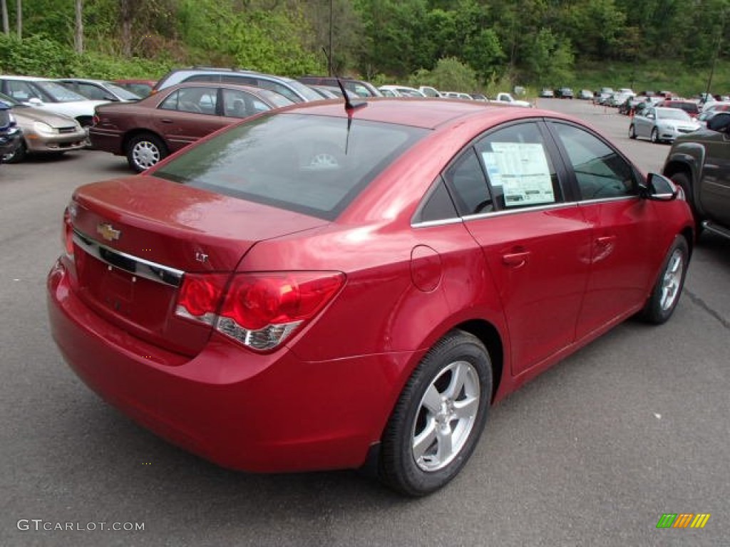 Crystal Red Metallic Tintcoat 2013 Chevrolet Cruze LT Exterior Photo #80838709