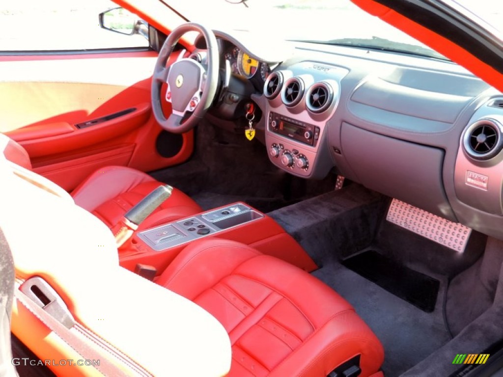 Rosso (Red) Interior 2006 Ferrari F430 Spider F1 Photo #80838805