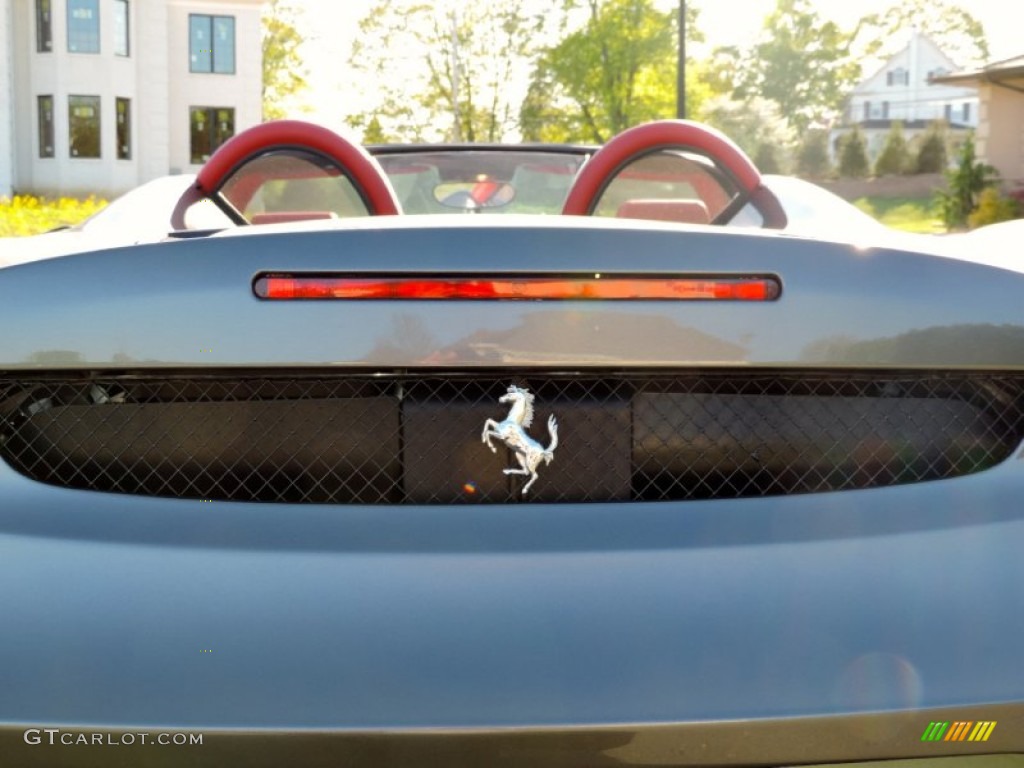 2006 F430 Spider F1 - Grigio Ingrid (Grey) / Rosso (Red) photo #13