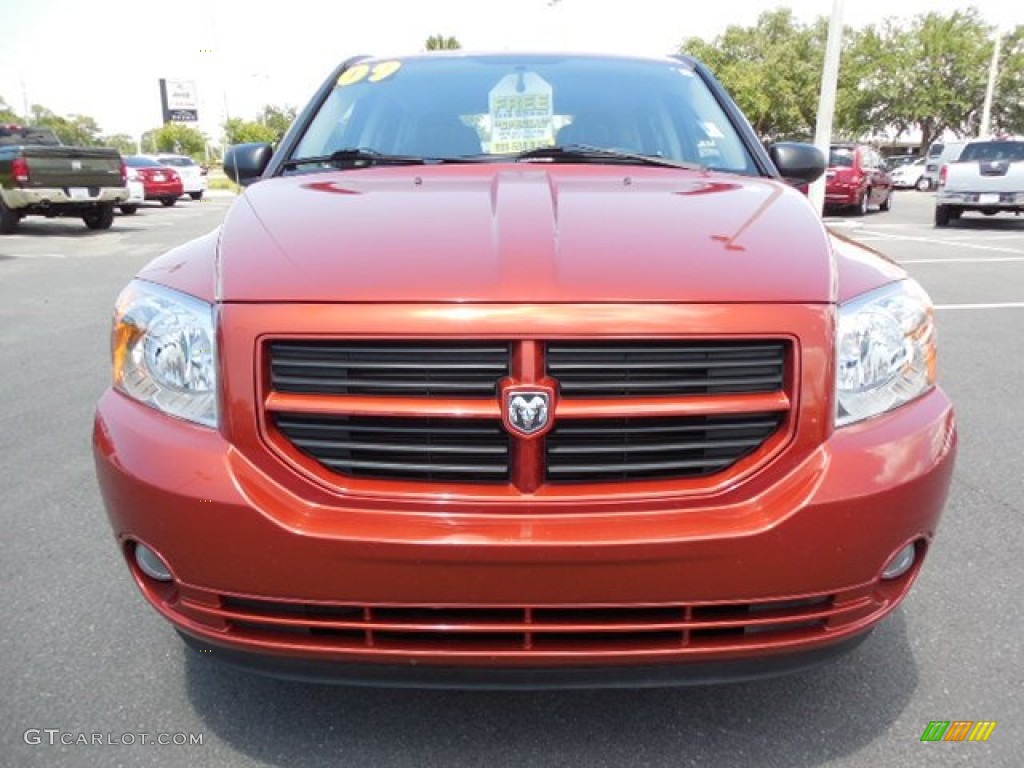 Sunburst Orange Pearl 2009 Dodge Caliber SXT Exterior Photo #80838857