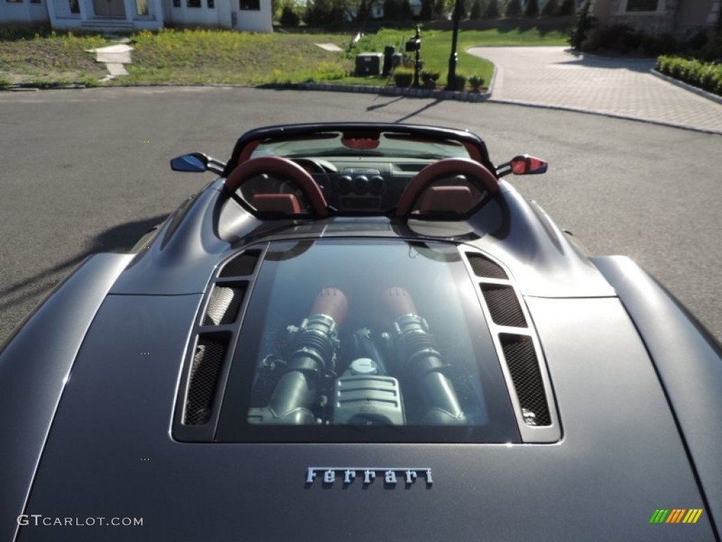 2006 F430 Spider F1 - Grigio Ingrid (Grey) / Rosso (Red) photo #14