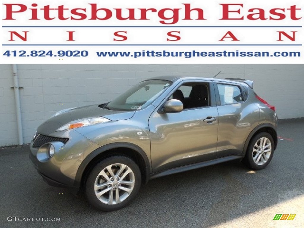 2011 Juke S AWD - Gun Metallic / Black/Silver Trim photo #1