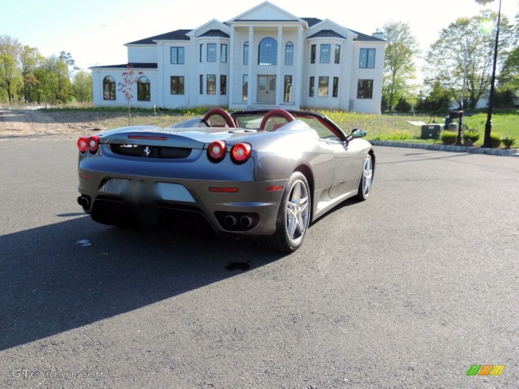 2006 F430 Spider F1 - Grigio Ingrid (Grey) / Rosso (Red) photo #20