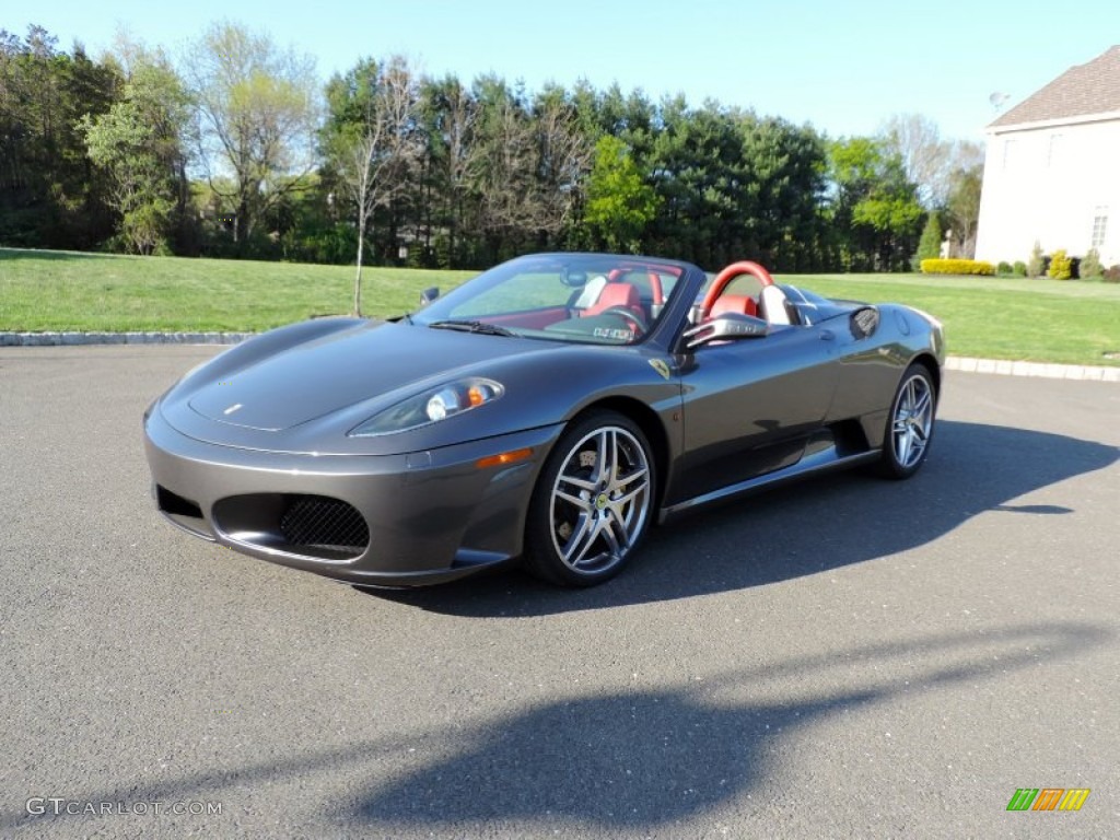 2006 F430 Spider F1 - Grigio Ingrid (Grey) / Rosso (Red) photo #22